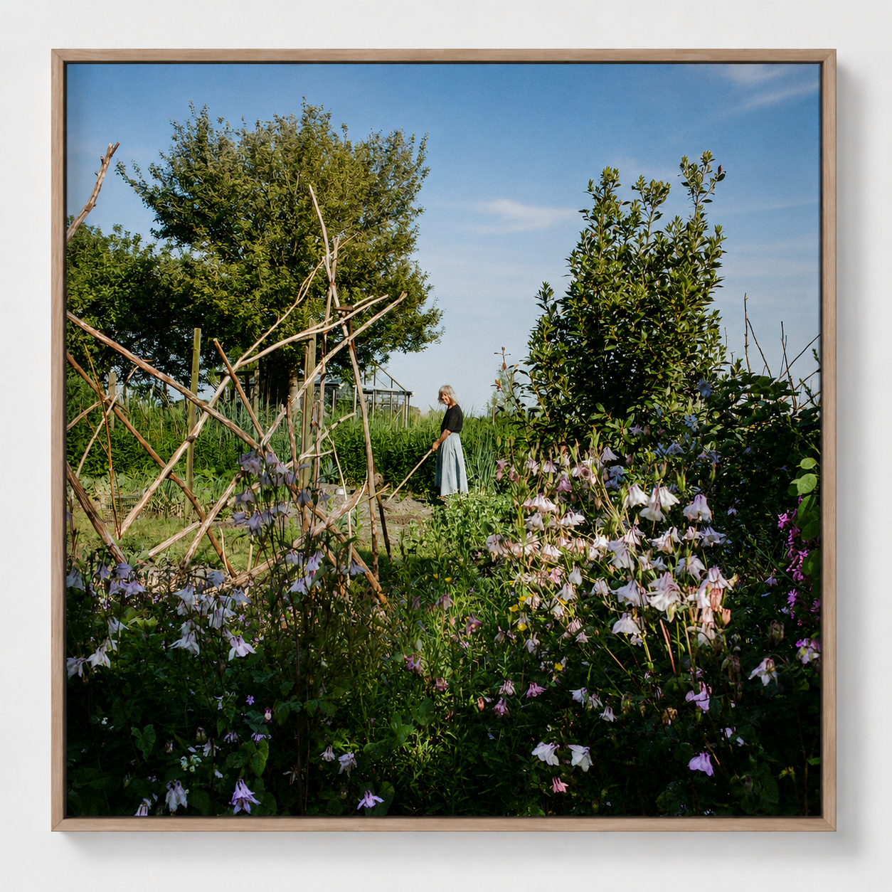 Fine art print 'Cornelie in de moestuin' #003