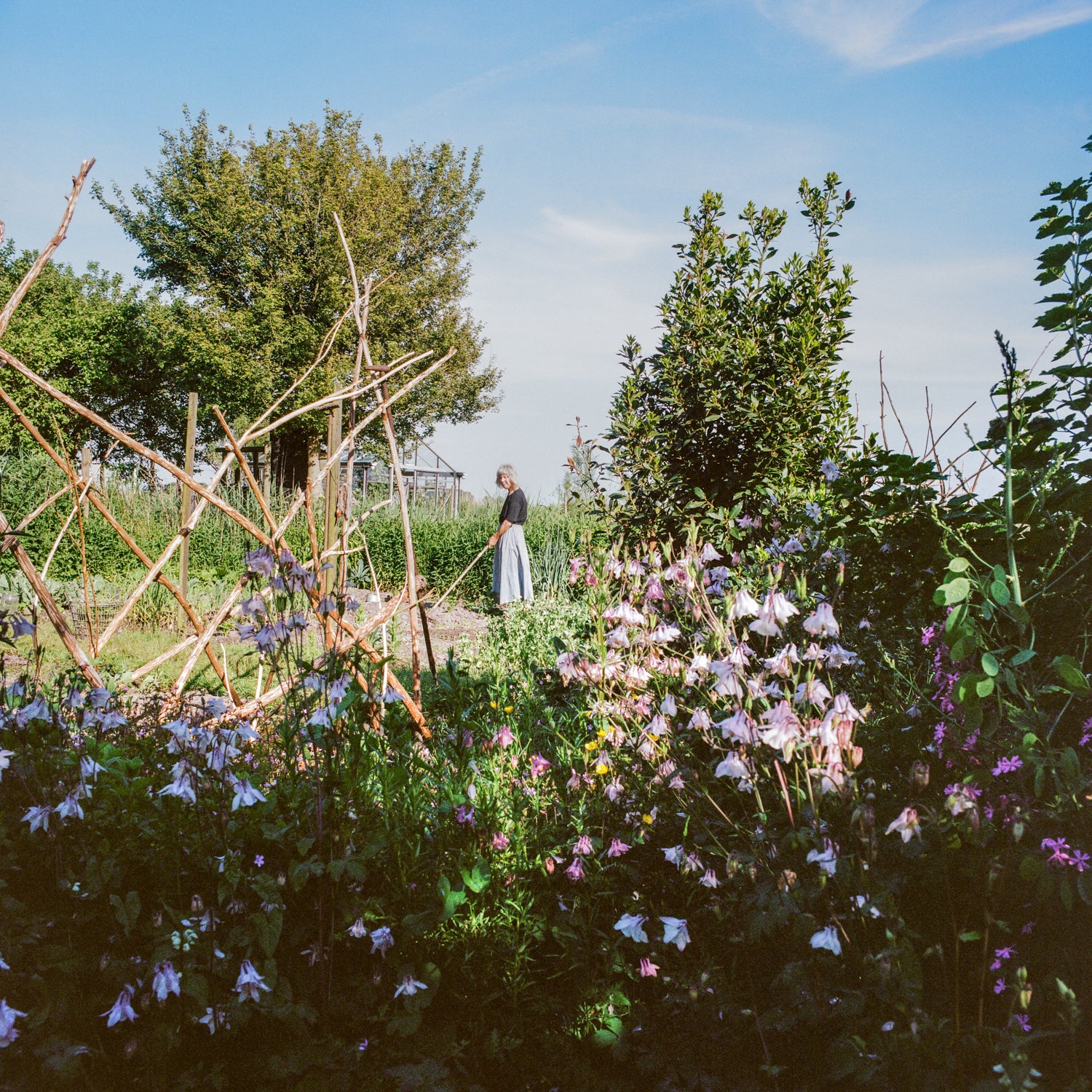Fine art print 'Cornelie in de moestuin' #003